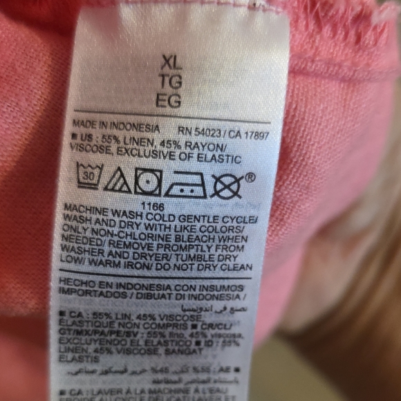 Old Navy Pink Mini Dress with Tie Straps - Picture 6 of 6